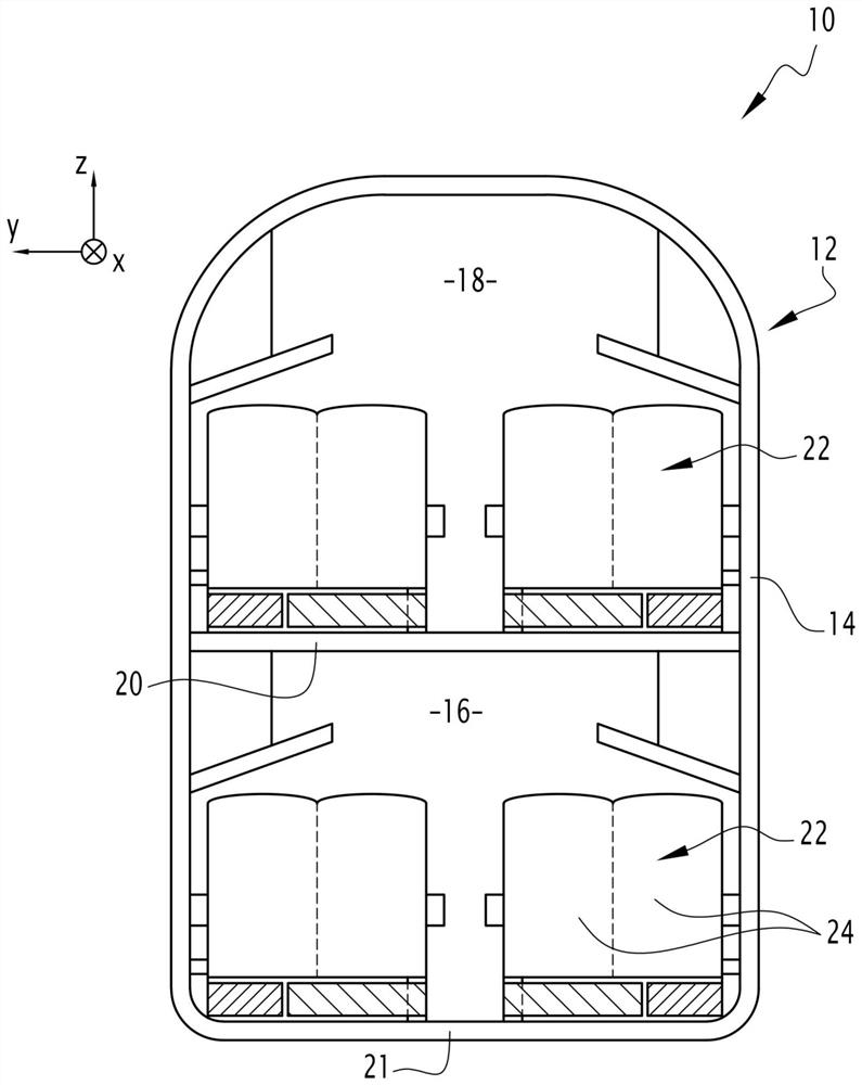 Vehicle seat with improved storage space and associated vehicle