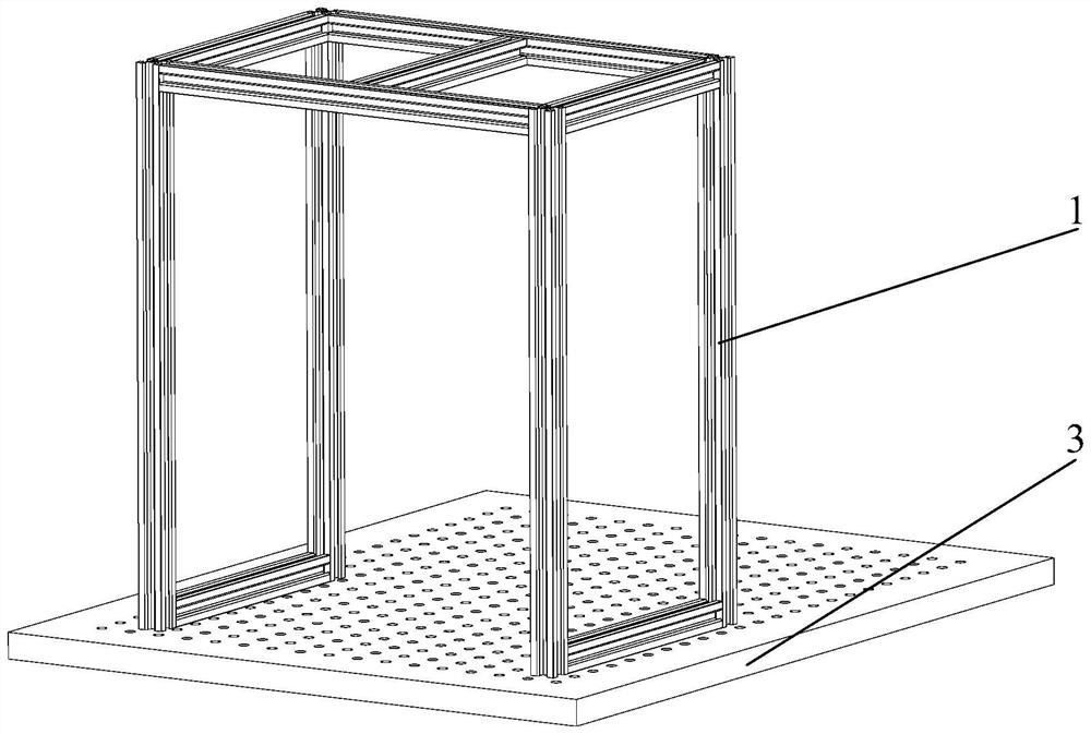 Ground multi-mode force hybrid test platform for small celestial body detection attachment mechanism