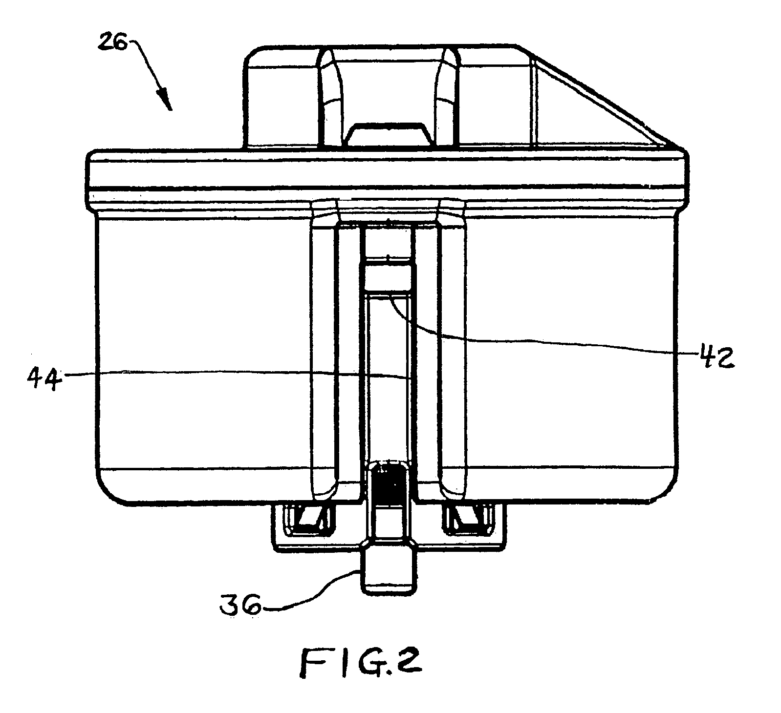 Integral vapor storage and vent valve assembly for use with a small engine fuel tank and vapor emission system employing same