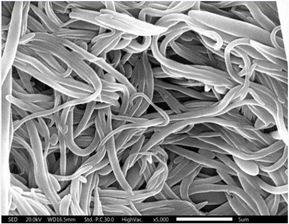 Preparation method for spontaneously-heating elastic nanofiber