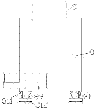 Novel medicinal material crushing and drying machine