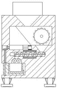 Novel medicinal material crushing and drying machine