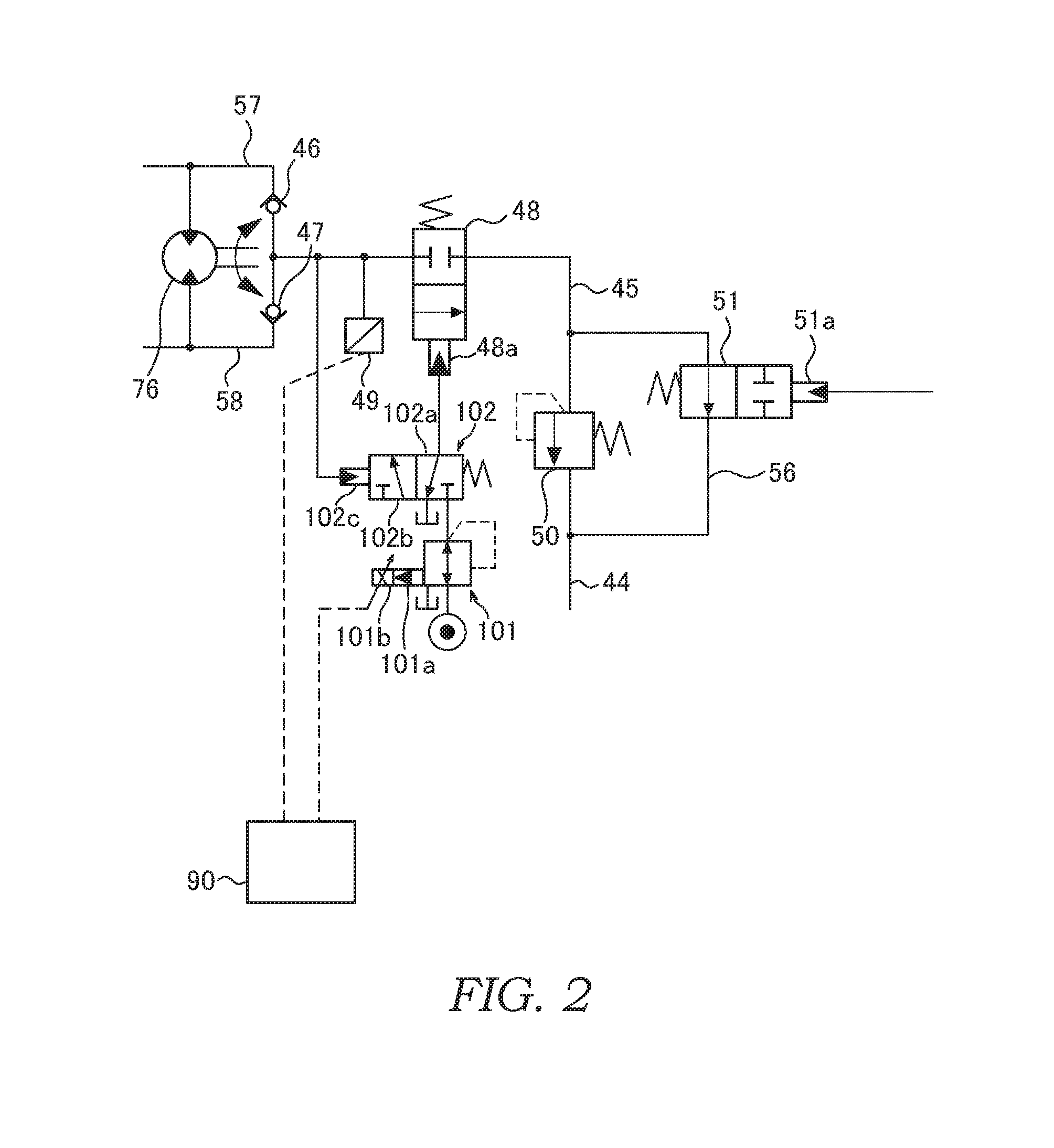 Control system for hybrid construction machine