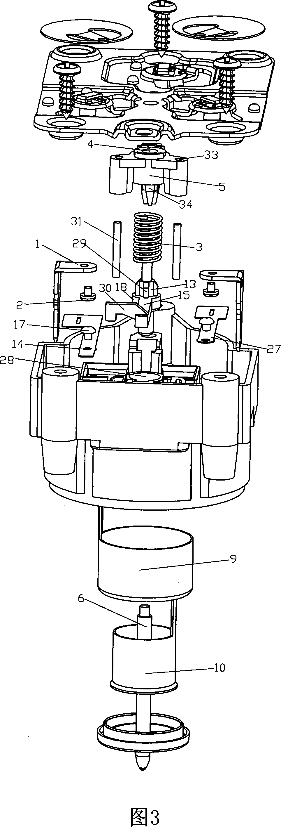 Wireless electric connection device