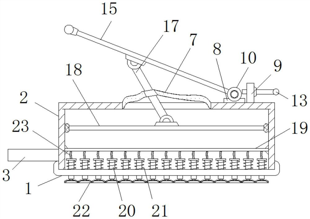 An assembled building monitoring device with disassembly adjustment