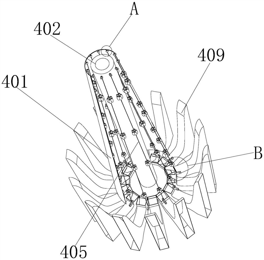 Airflow self-guiding communication base station