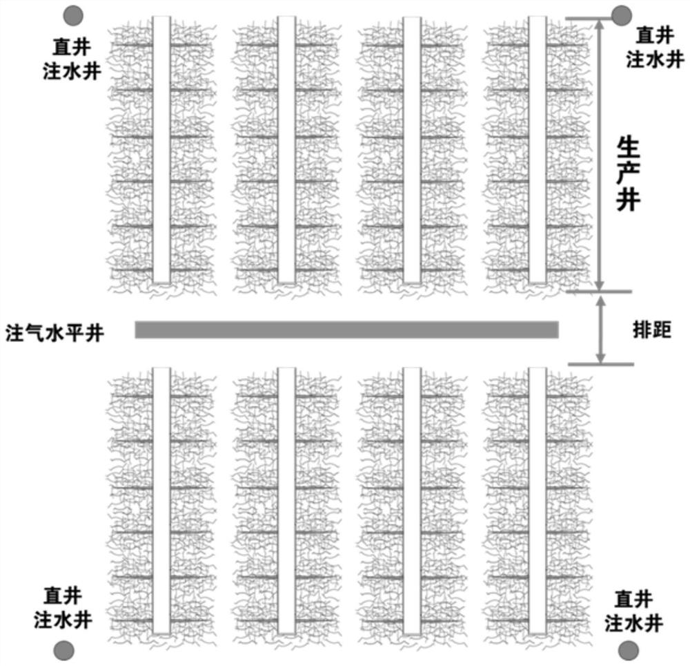 Unconventional oil reservoir recovery ratio increasing method and system