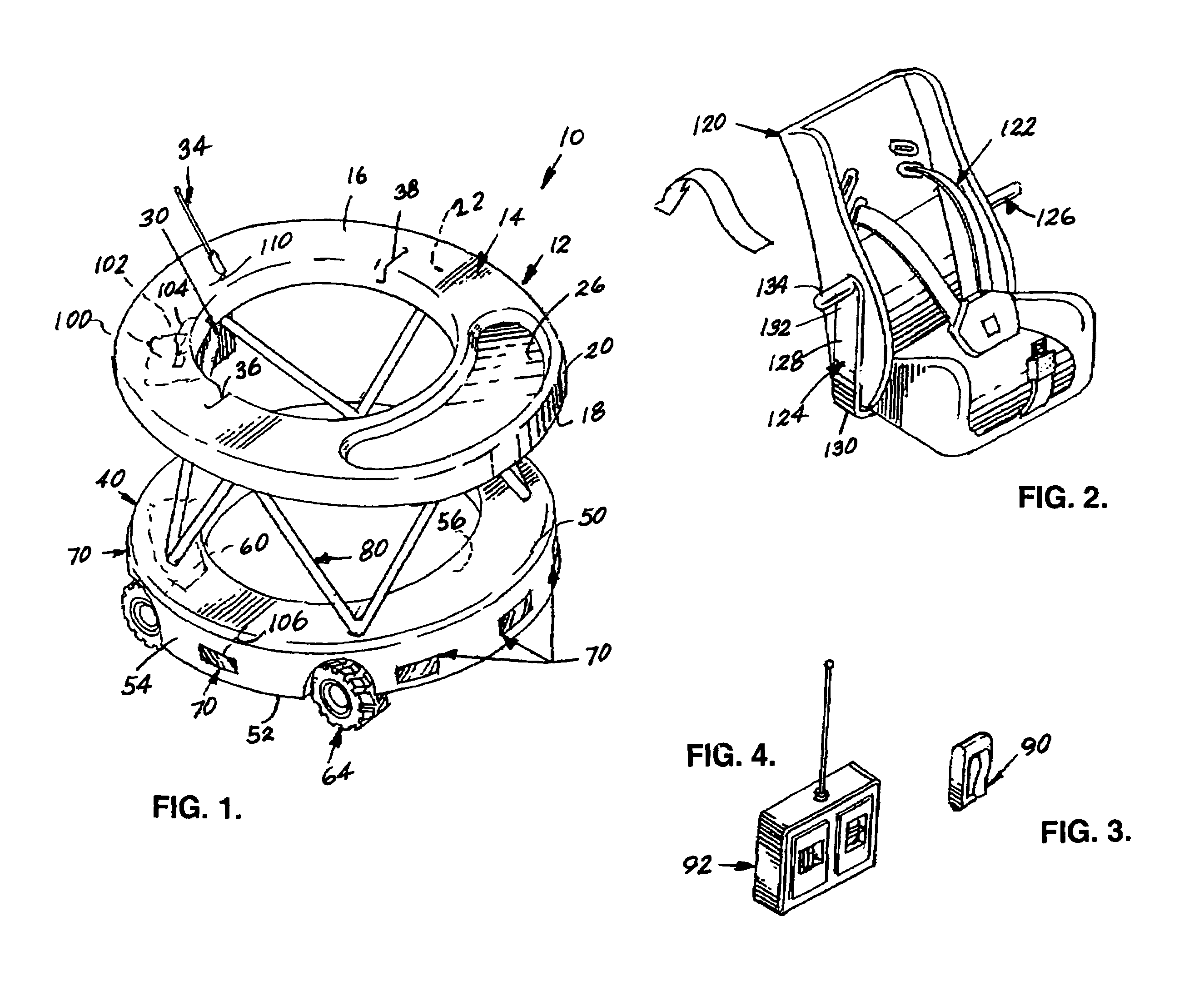 Remote controlled and motorized baby walker