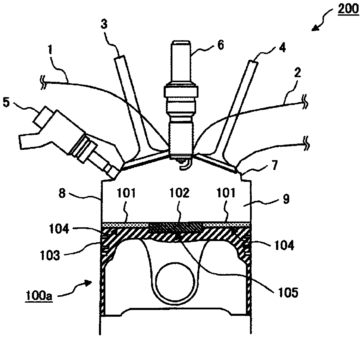 Piston for internal combustion engine and manufacturing method therefor