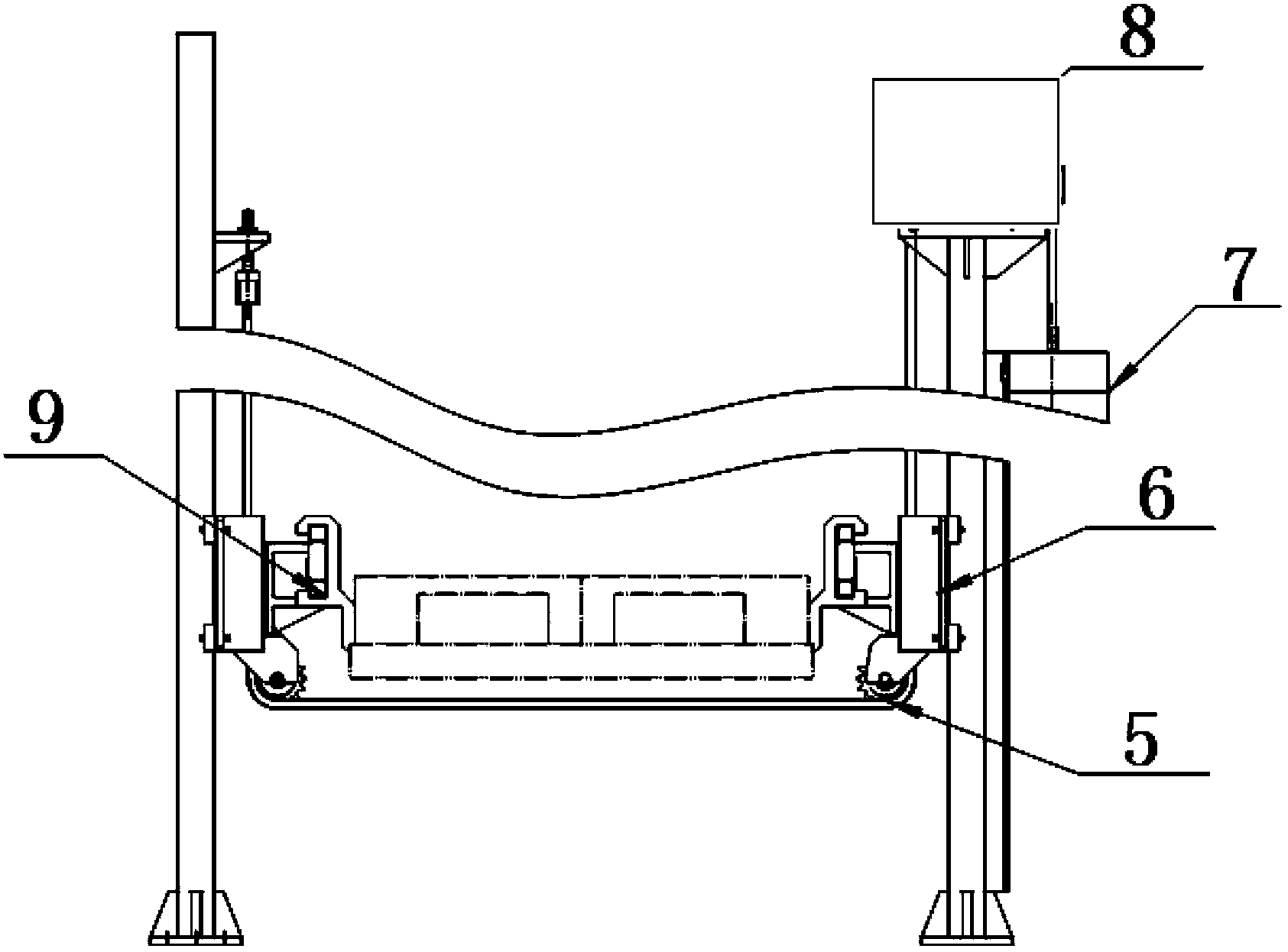 Automatic stacking system and operation control process