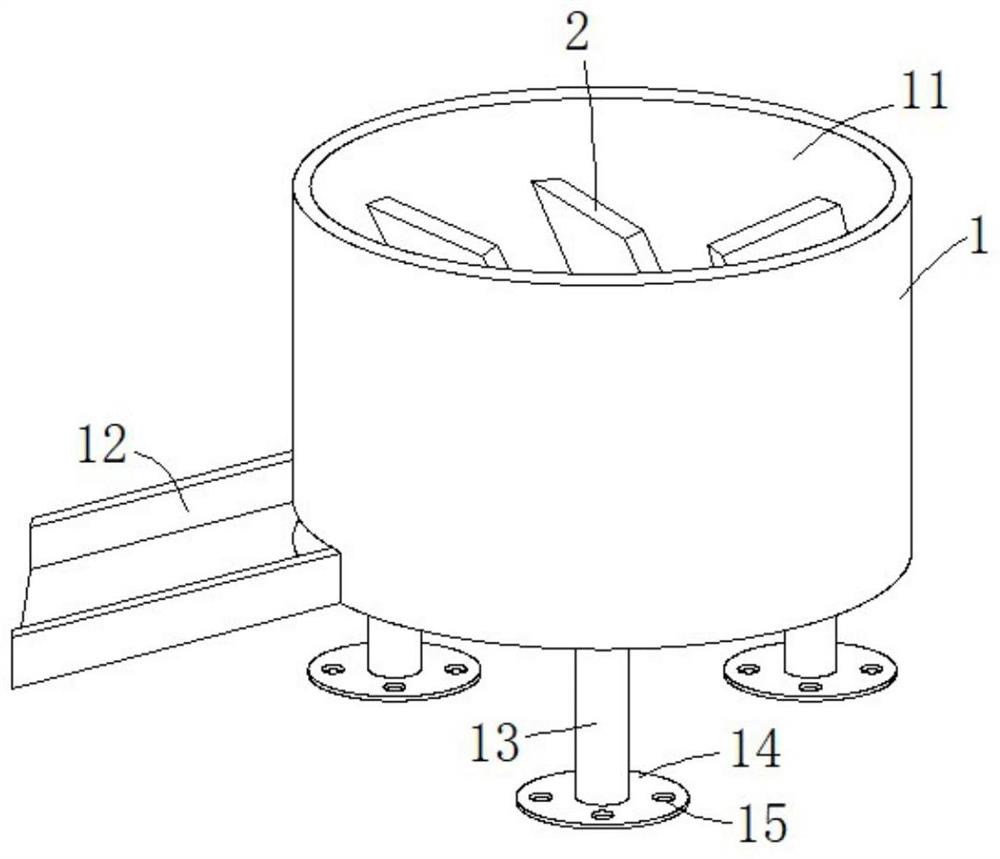 Waste plastic housing crushing device for home appliance production and crushing method