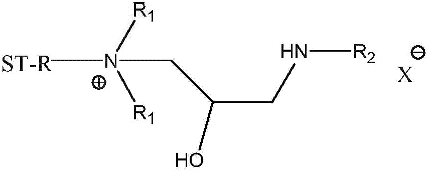 Branched low-temperature high-efficiency quaternary ammonium salt modified starch demulsifying agent and preparation method thereof