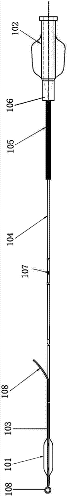 Medicine carrying device for treating salpingostenochoria