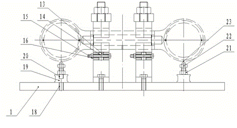 Pressing fixture for traction rod of rail vehicle