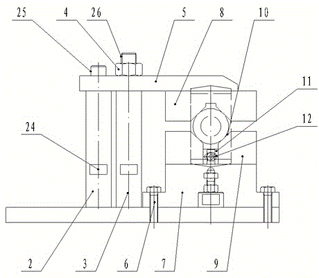 Pressing fixture for traction rod of rail vehicle