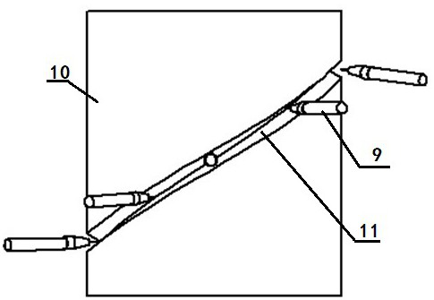 Welding gun angle real-time automatic adjusting device