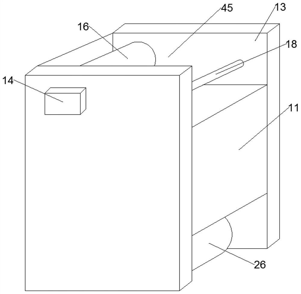 A sound-absorbing detection device for glass wool products