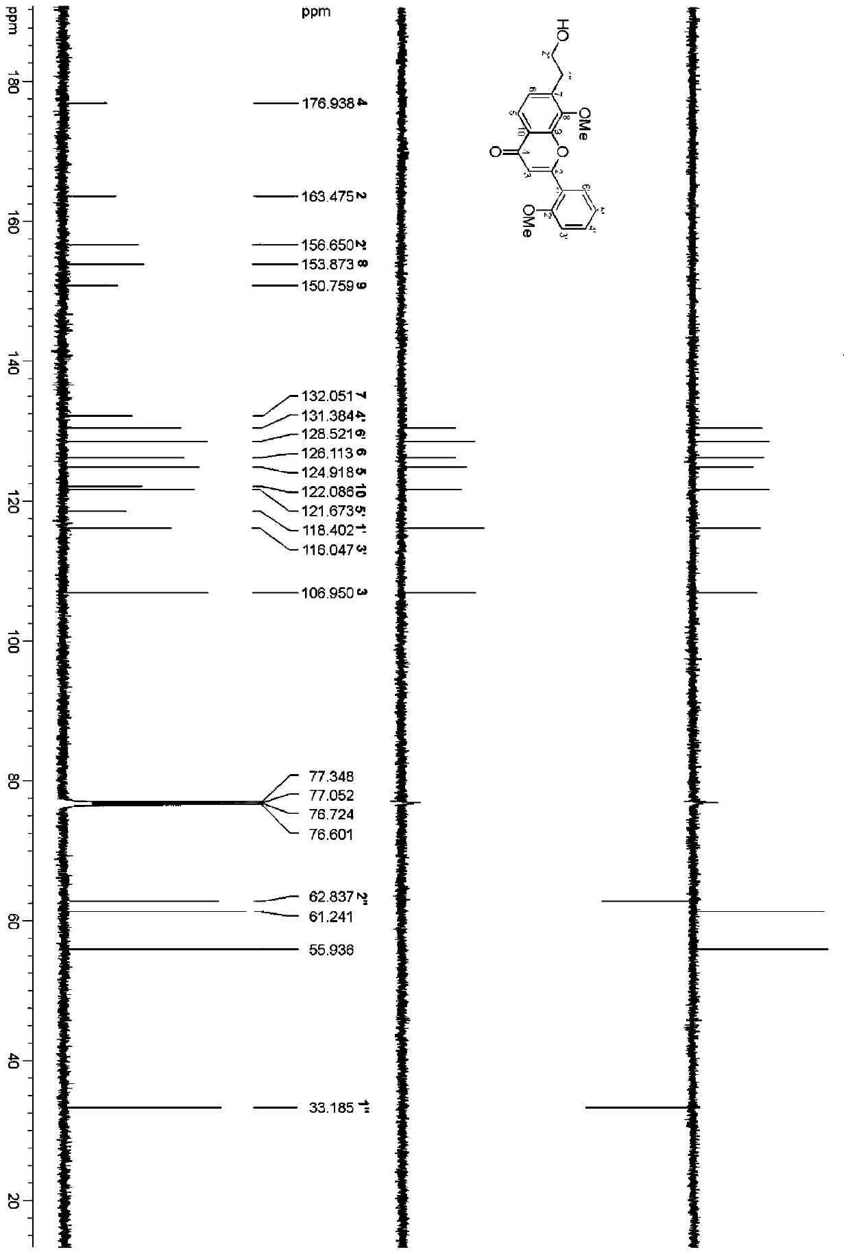 A cigarette paper additive with the effect of clearing throat and sharpening throat and its application