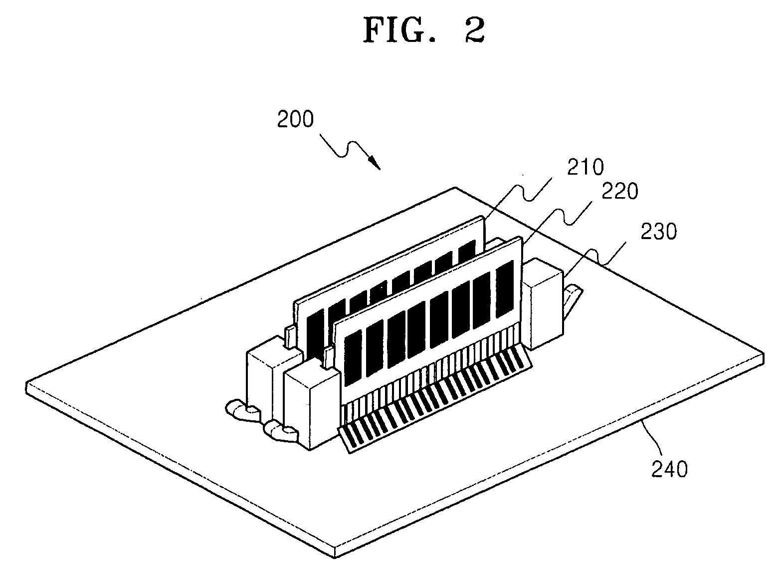 Test system for conducting Parallel bit test