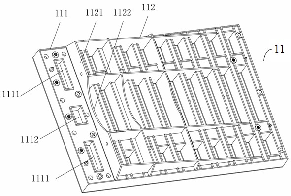 Grid-type light emitting diode (LED) display screen and module thereof