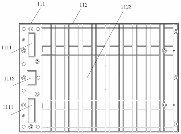 Grid-type light emitting diode (LED) display screen and module thereof