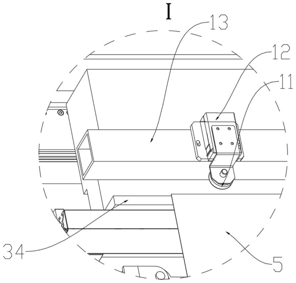 Pre-positioning device for panel AOI (automatic optical inspection)