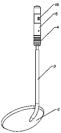 Mouth mirror capable of rapid defogging and clear imaging