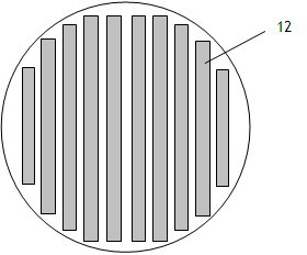 Rectilinear vibration modulation minitype electrostatic field sensor