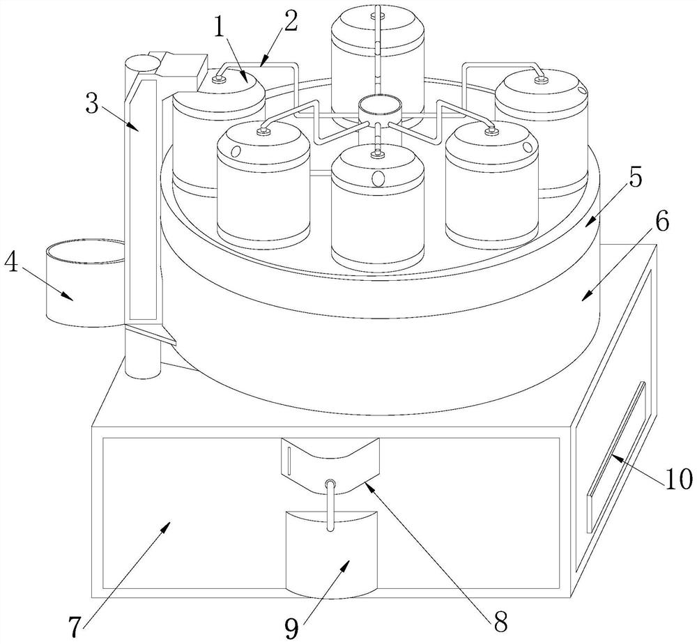 Efficient extraction equipment and preparation process for beautifying plant extract