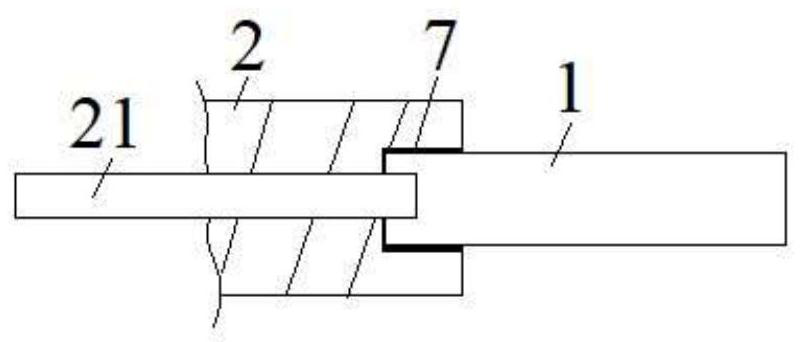 Temperature measurement system for loop connection structure of high-voltage switchgear