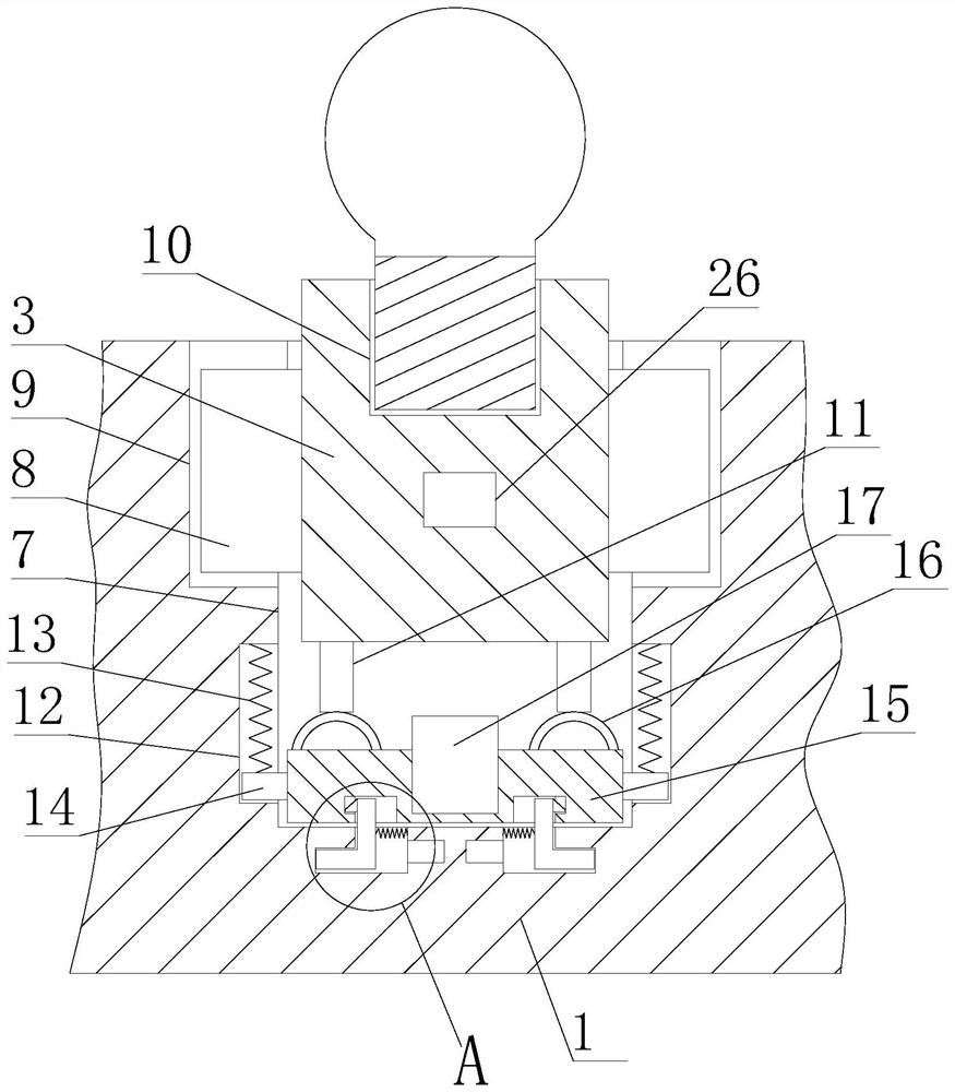 A kind of LED light detection device