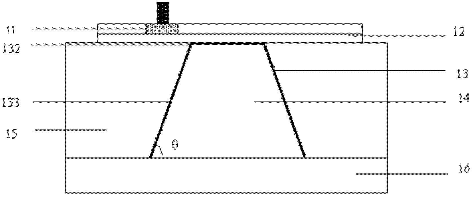 Jogging element-based infrared detector for modulating GaN HEMT channel current