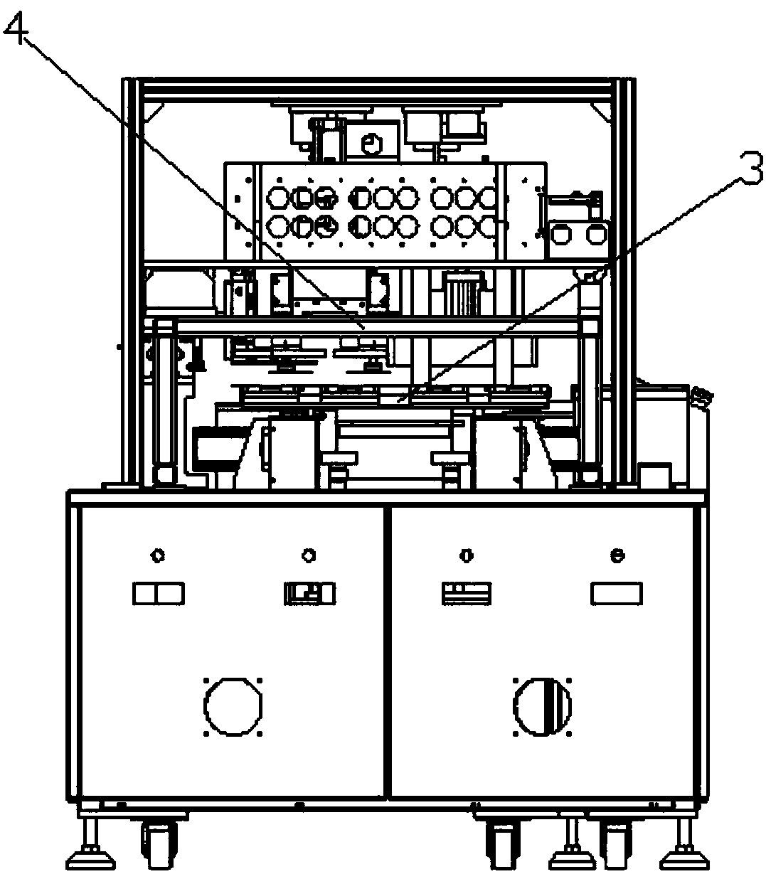 Full-automatic lamination device for glass cover plate and LCD screen