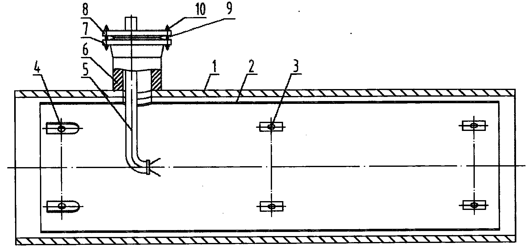 Composite bushing type water spraying desuperheater