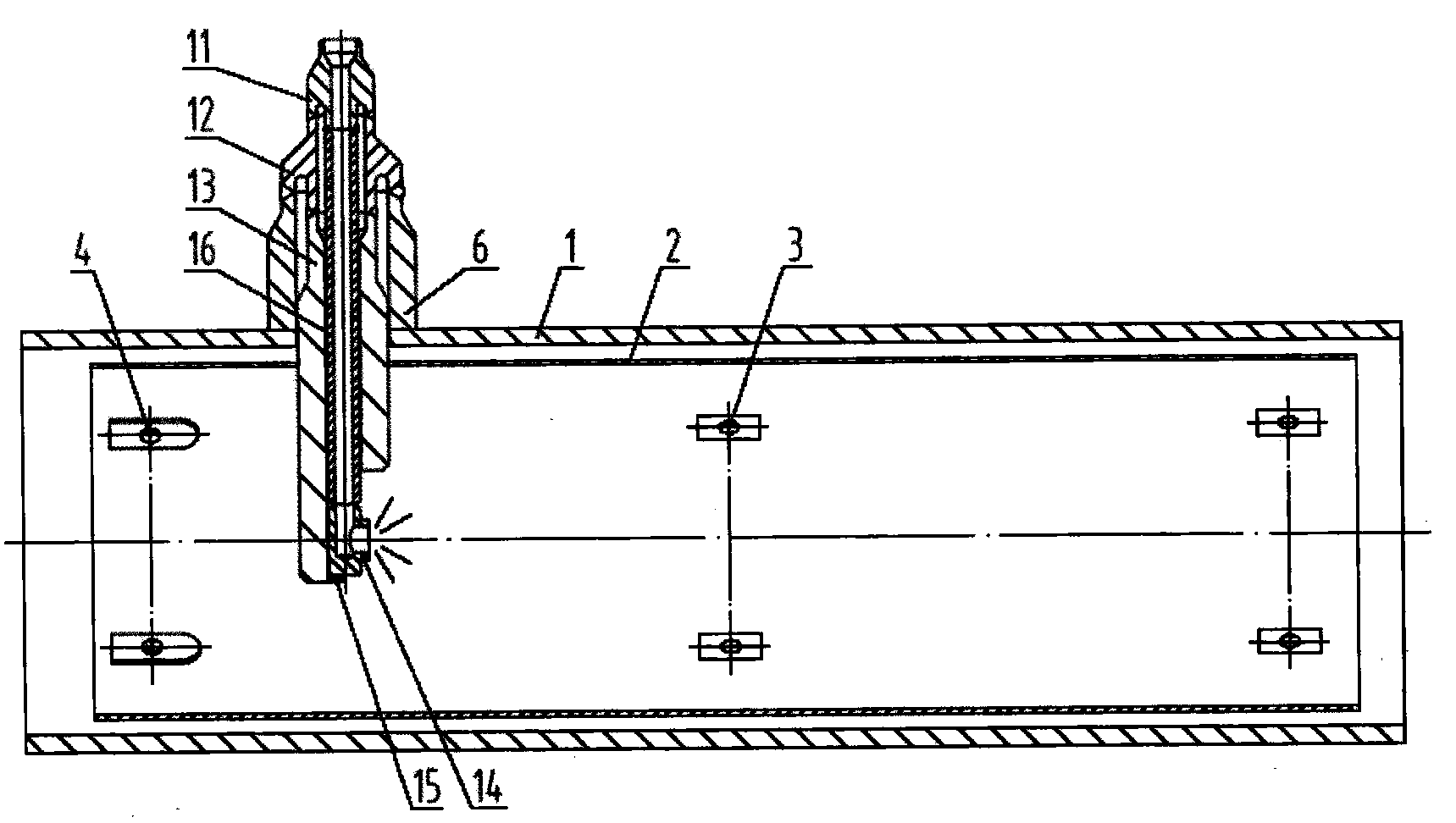 Composite bushing type water spraying desuperheater