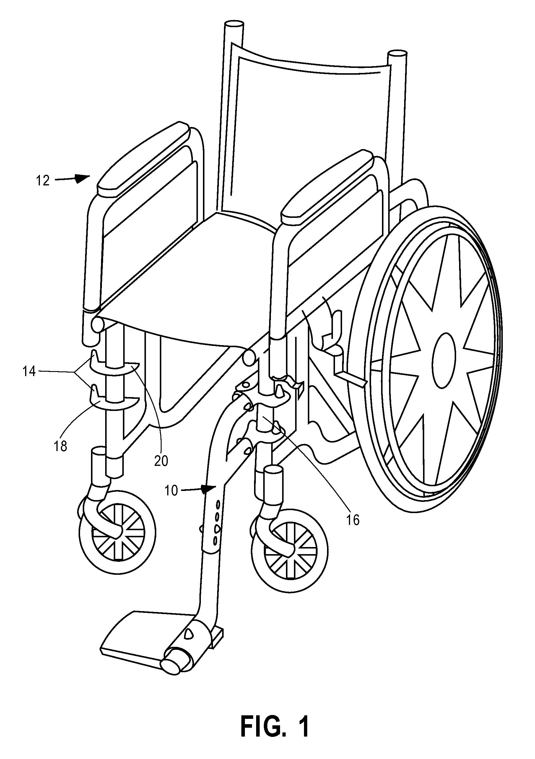 Reversible footrest