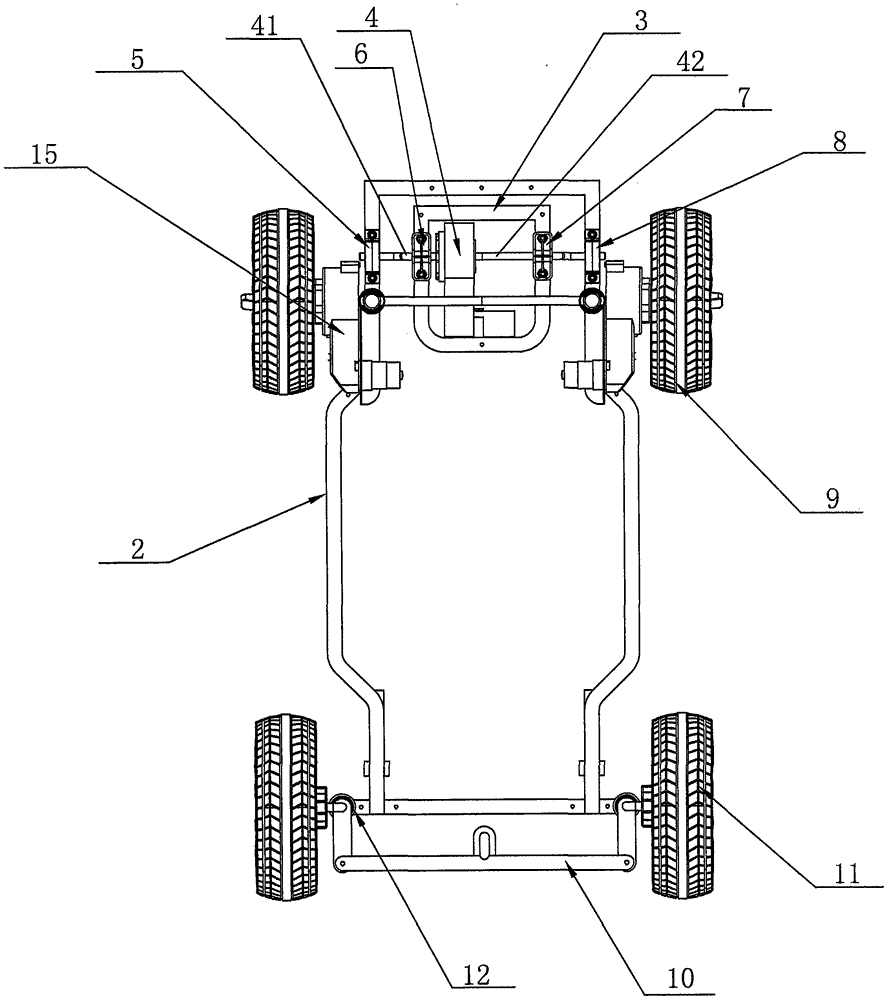 Child automobile with swing function