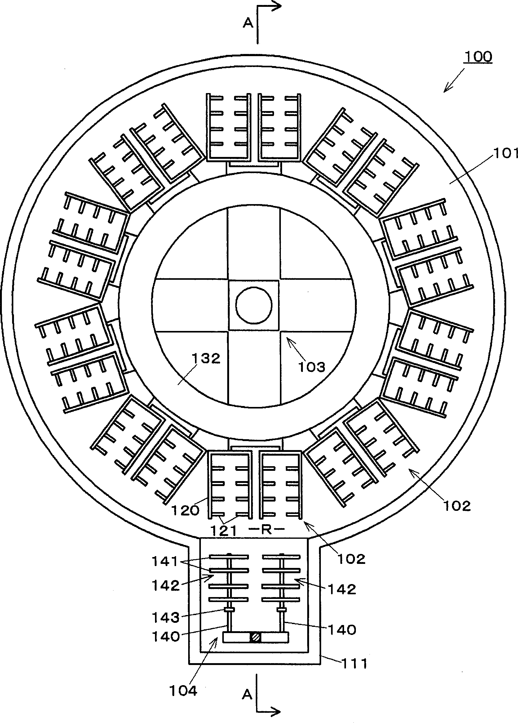 Casting mold device and method producing cast