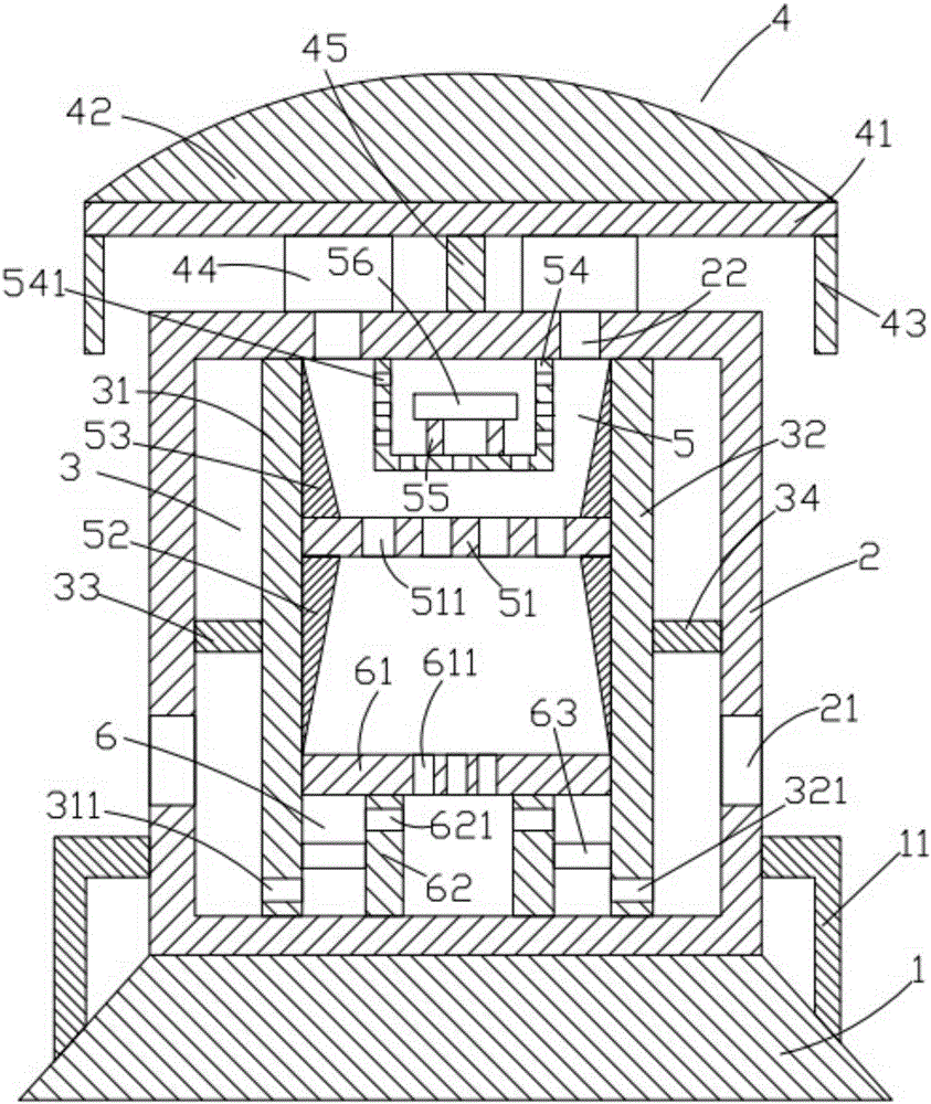 A high-tension switch cabinet having a dehumidification device