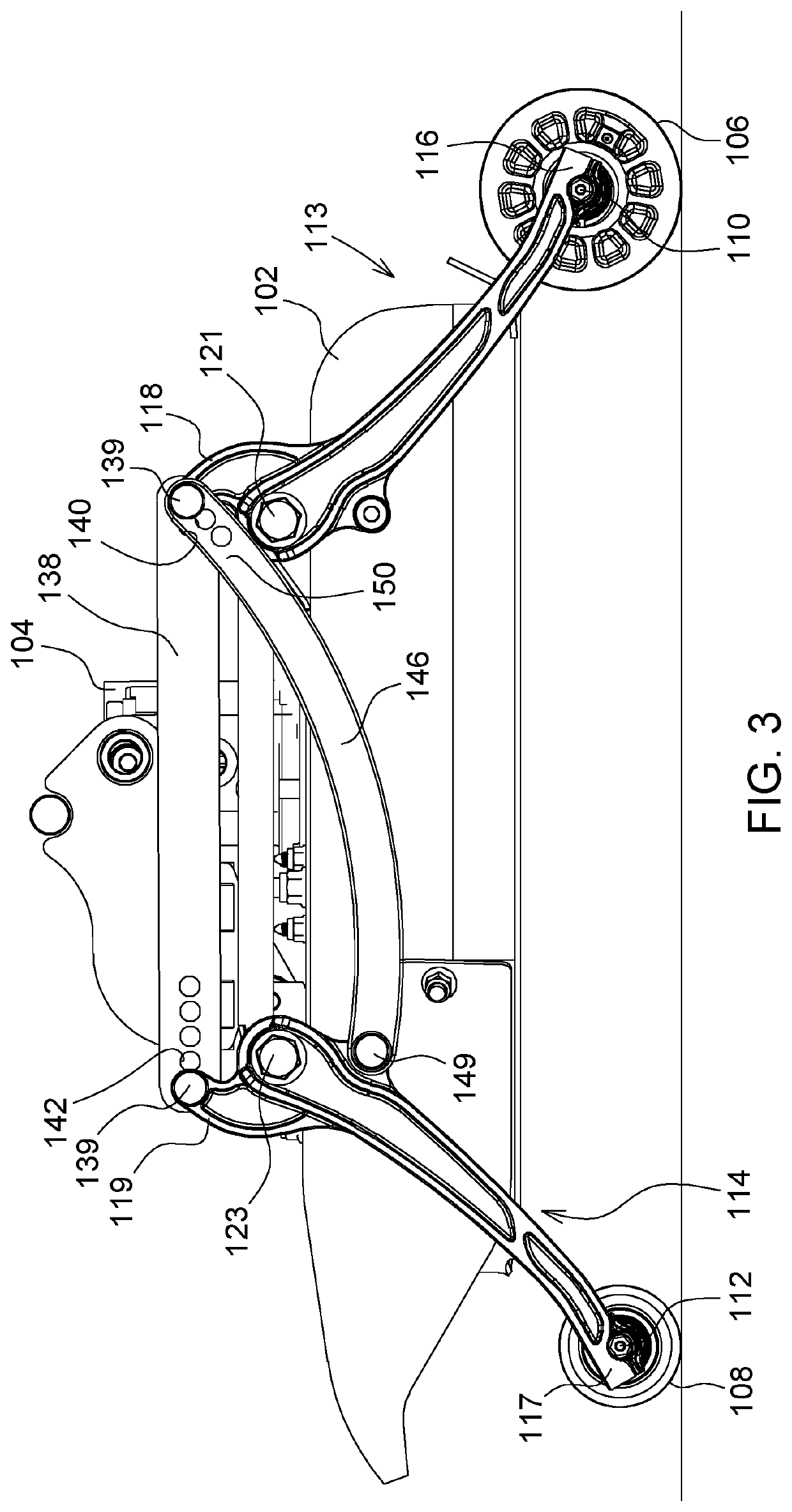 Height of cut and rake adjustment system