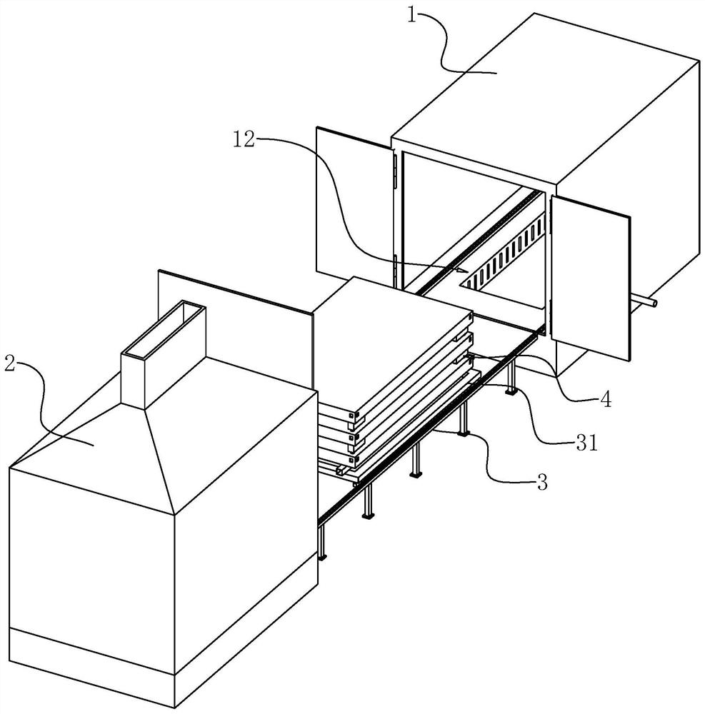 Container spraying process and spraying production line