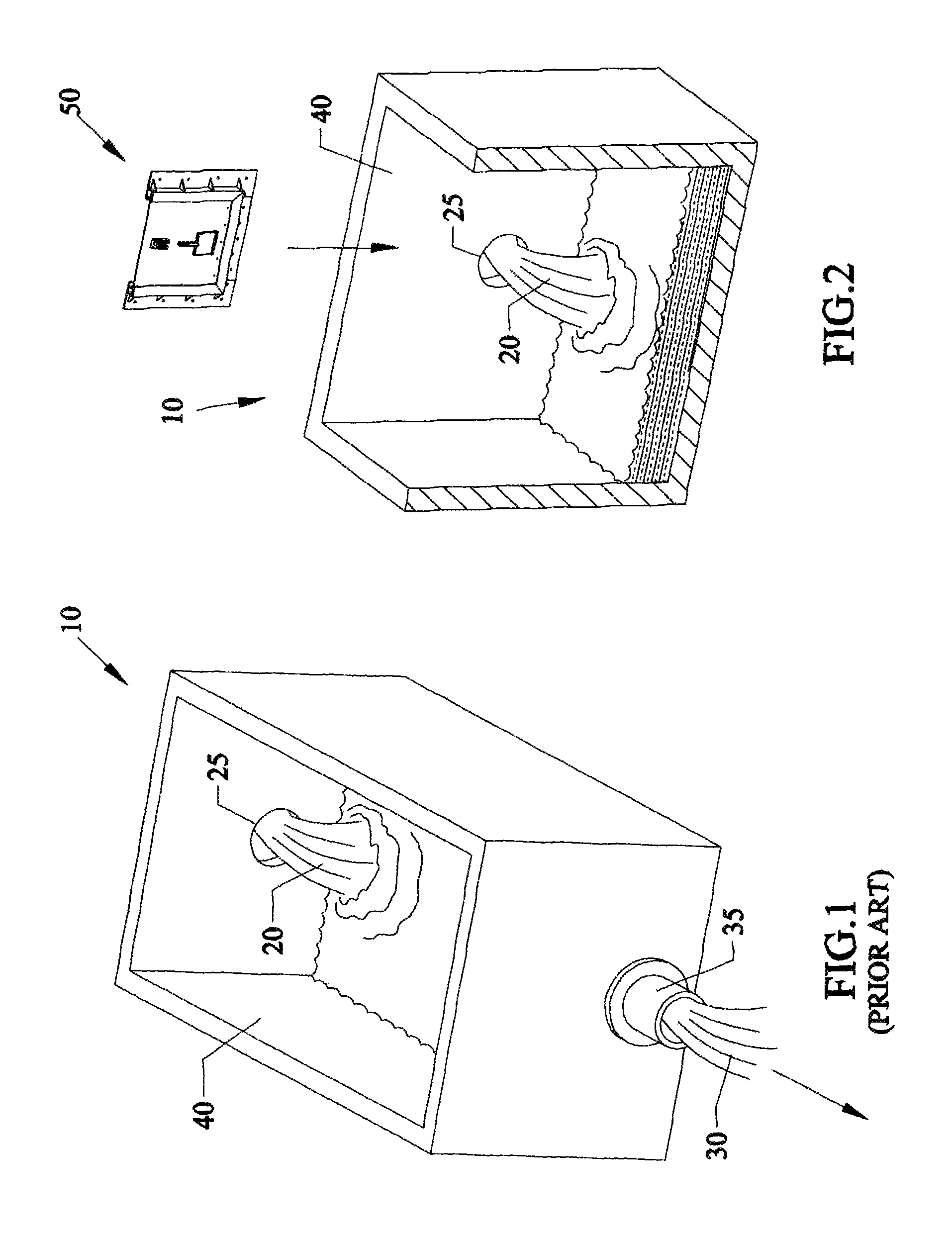 Box service panel door and equalizer