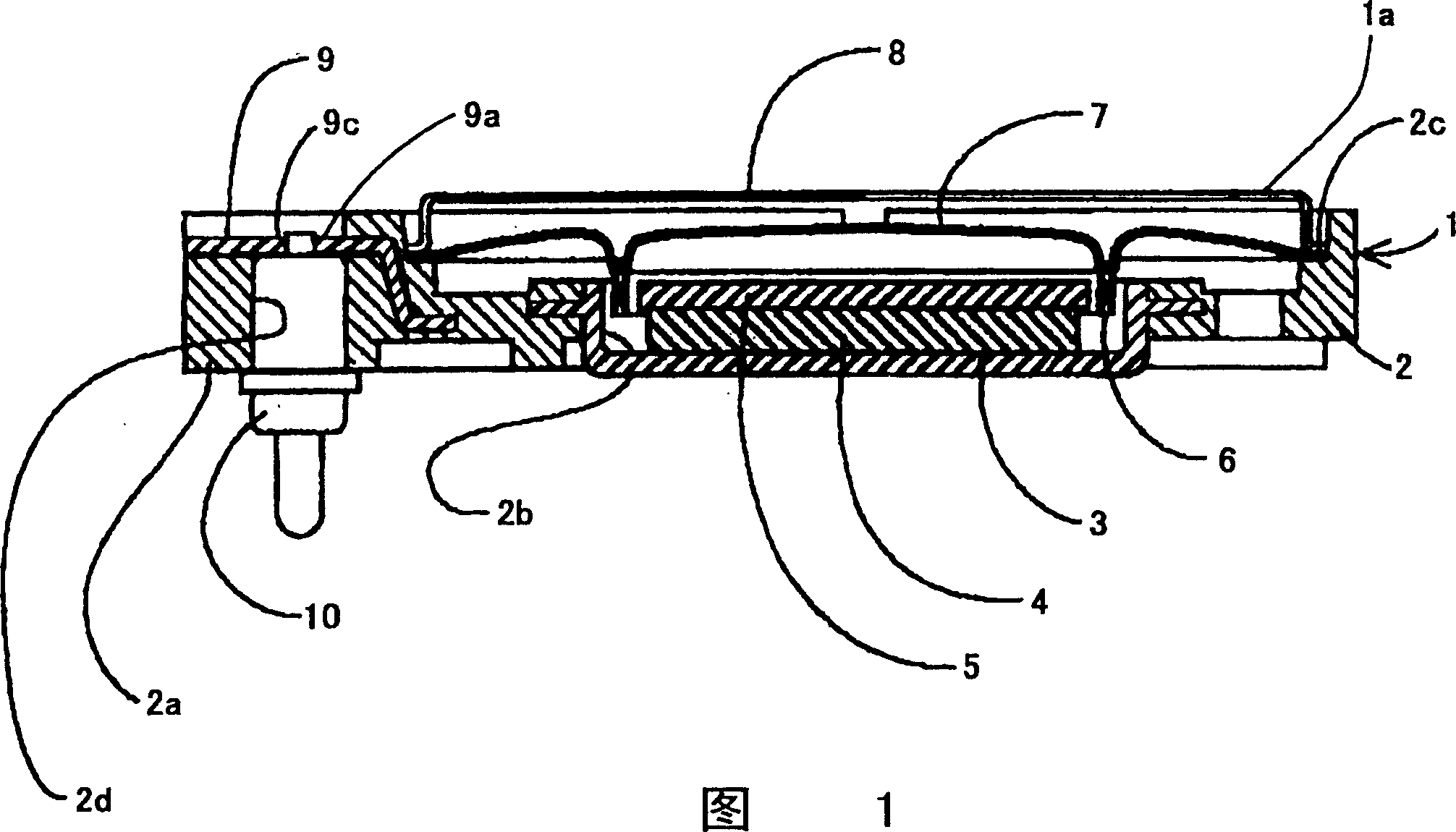 Loudspeaker for electronic apparatus