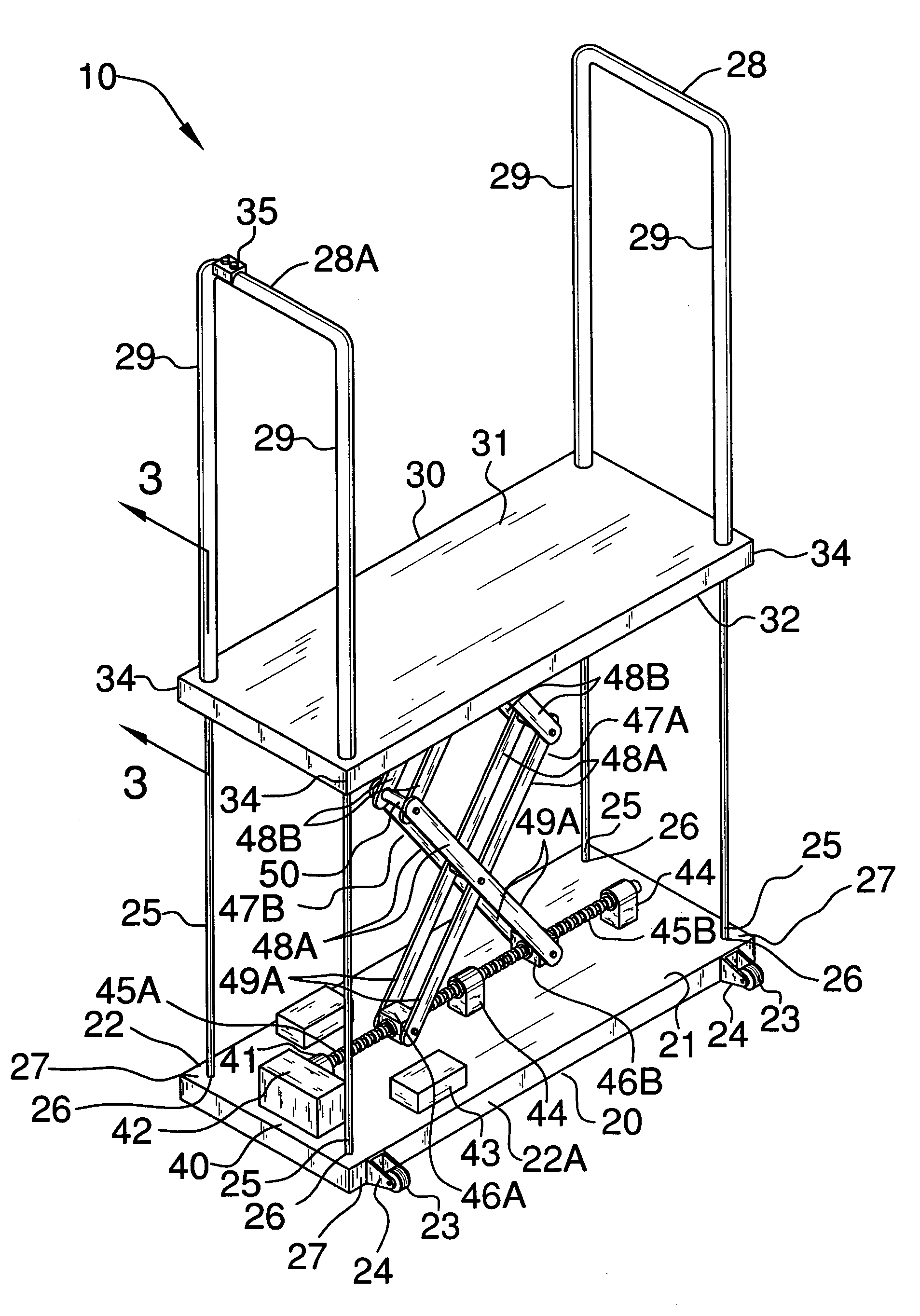 Portable scissor-lift-assembly