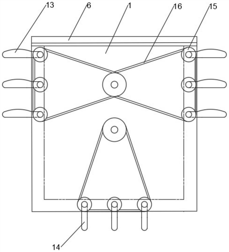 A casing for an antenna detection device mounted on a drone