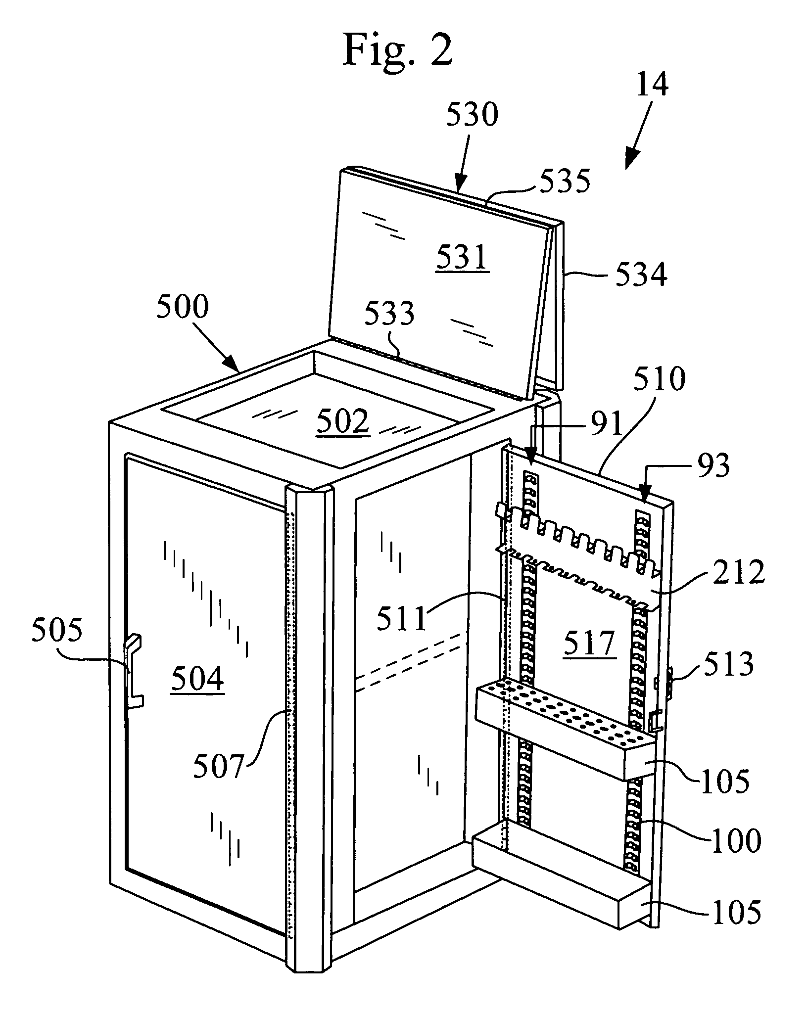 Tool box storage assembly