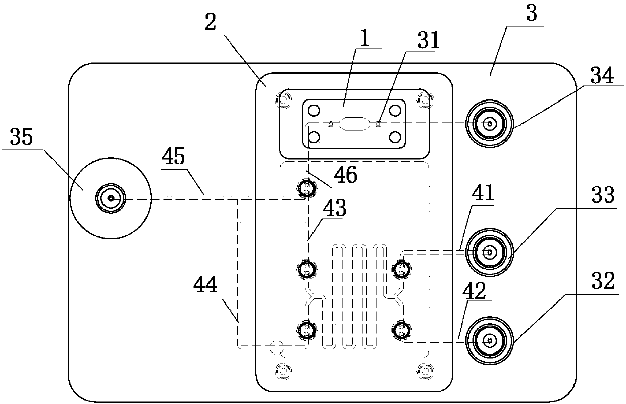 Micro fluid control equipment used for biochemical detection