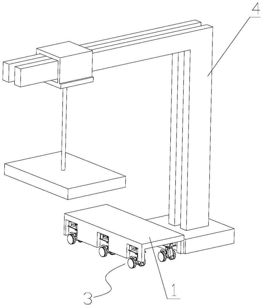 Multimodal transport device and system based on intelligent container and multimodal transport method