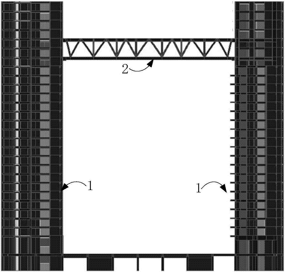 Connected structure building