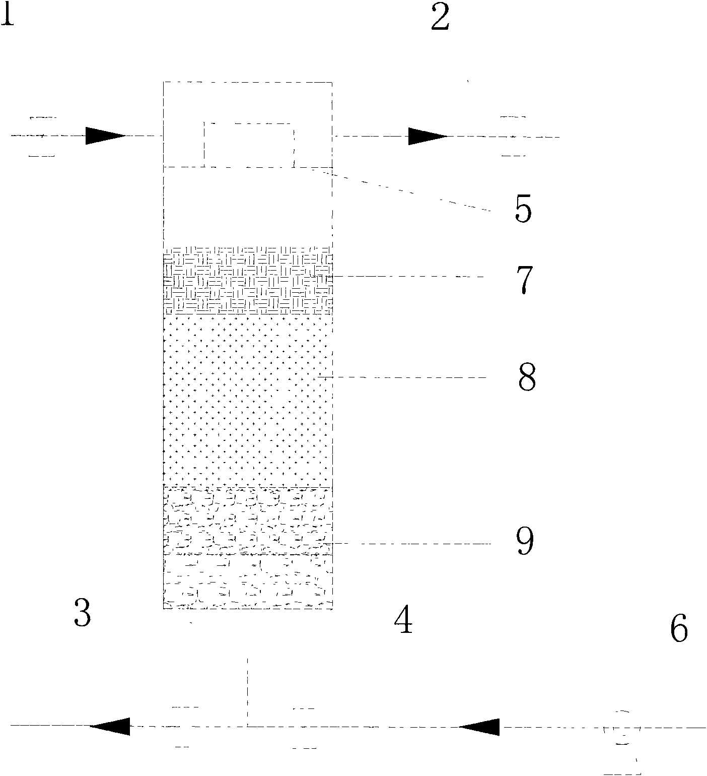 Method for removing arsenic by using Fe (II) and Mn (II) in underground water